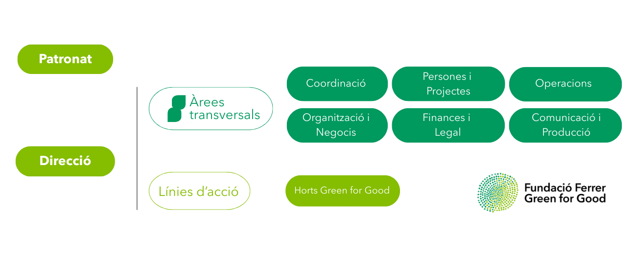 Organigrama Fundació Ferrer Green for Good